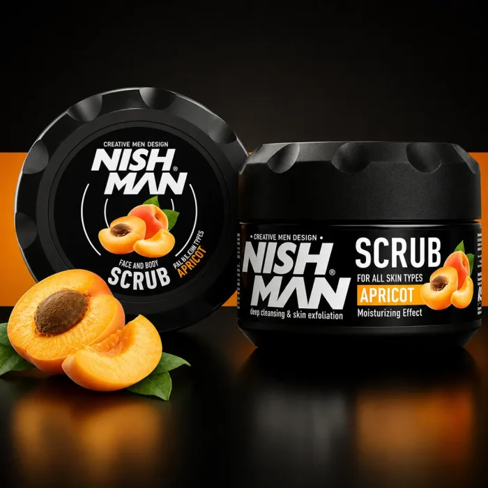 Exfoliante NISH MAN Scrub Apricot 300ml - Imagen 4