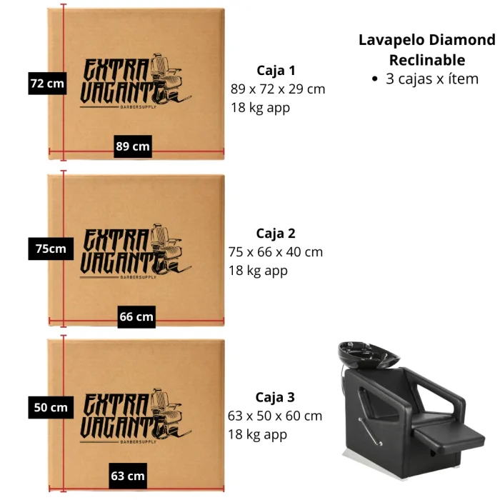 Lavapelo Reclinable Diamond - Imagen 4