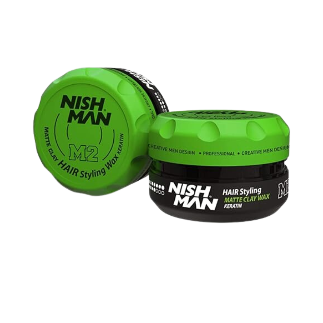 web - 2025-01-20T170226.640 Cera NISH MAN M2 Matte Clay Keratin 100ml - Imagen 1