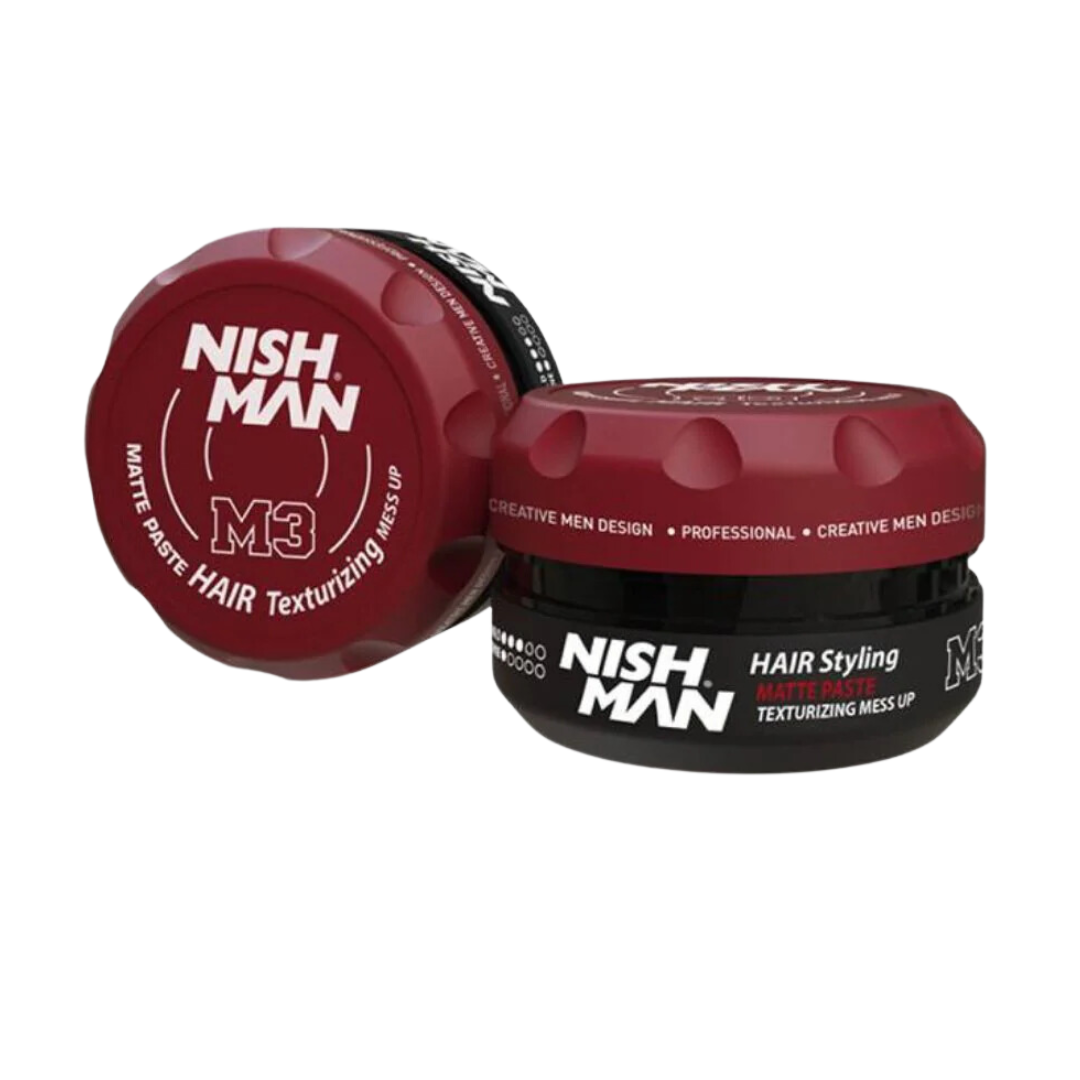 web - 2025-01-20T170956.093 Cera NISH MAN M3 Matte Paste Mess Up 100ml - Imagen 1