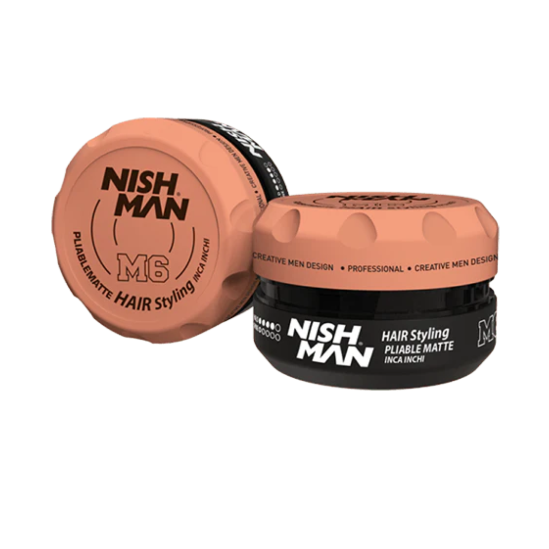 web - 2025-01-20T171935.625 Cera NISH MAN M6 Pliable Matte Inca Inchi 100ml - Imagen 1