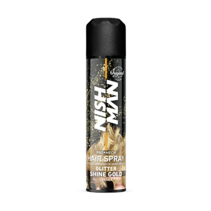 Laca Glitter NISH MAN Gold 150ml