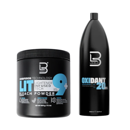 Pack Decolorante LEVEL3 BondFusion LIT 500gr + Peróxido