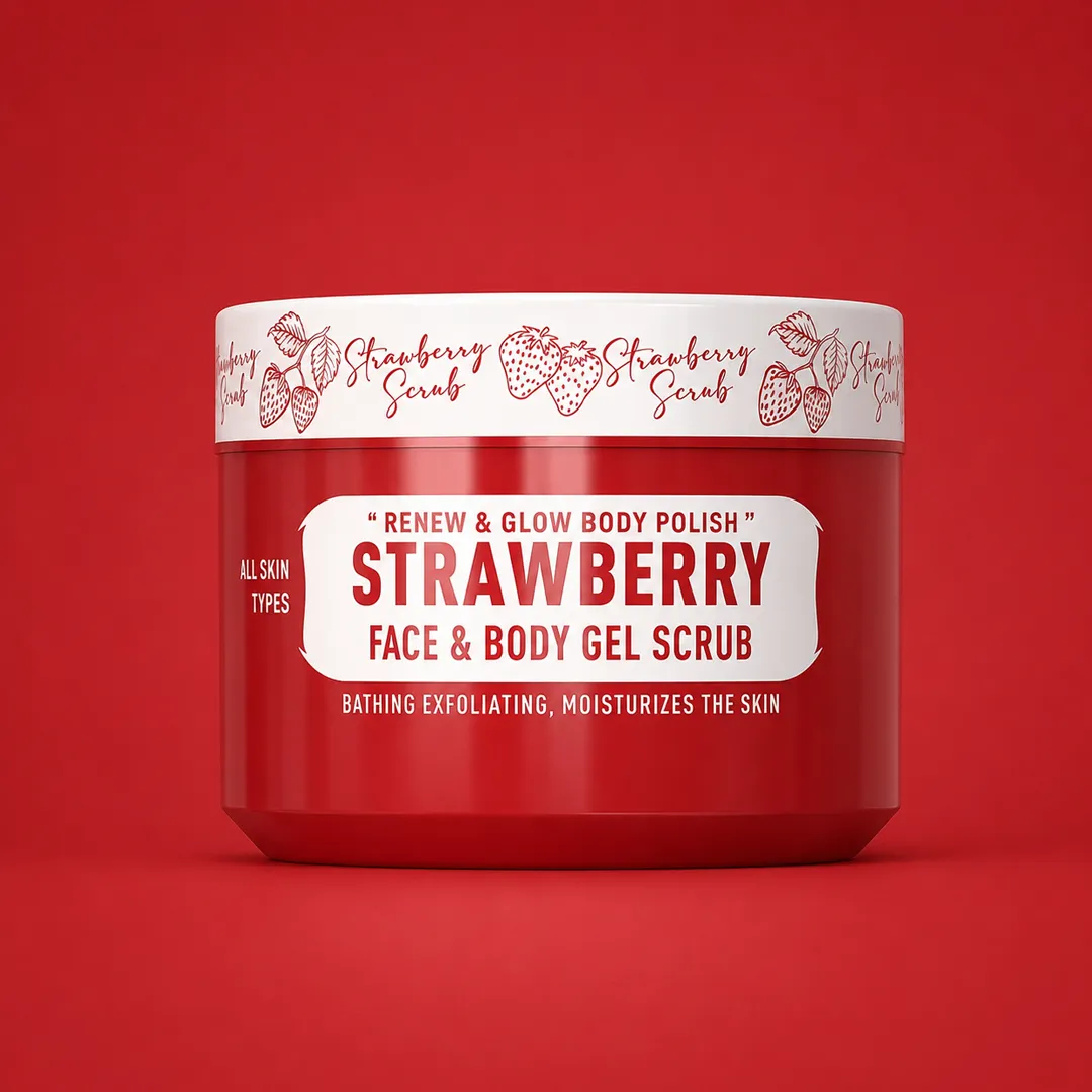 Gel Exfoliante IMMORTAL Strawberry Face & Body 300ml - Imagen 1