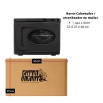 Calentador de Toallas Tipo Horno Negro - Imagen 4