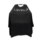 Capa LEVEL3 Cuello Silicona Negra Borde Blanco