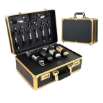Maleta HAIR STAR Negro - Dorado - Imagen 3