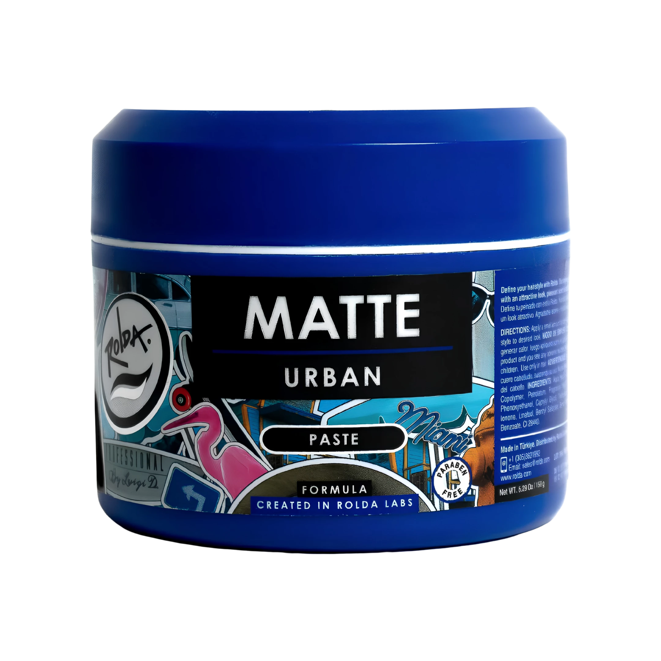 cera-rolda-matte-urban-paste-150g-extravagantebarber Cera ROLDA Matte Urban Paste 150gr - Imagen 1