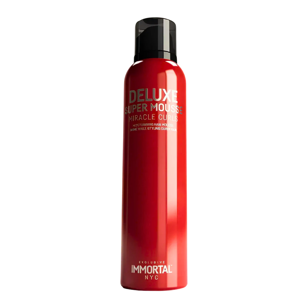 espuma-texturizadora-immortal-deluxe-super-mousse-300ml-extravagantebarber Espuma para Rizos IMMORTAL Deluxe Super Mousse 300ml - Imagen 1