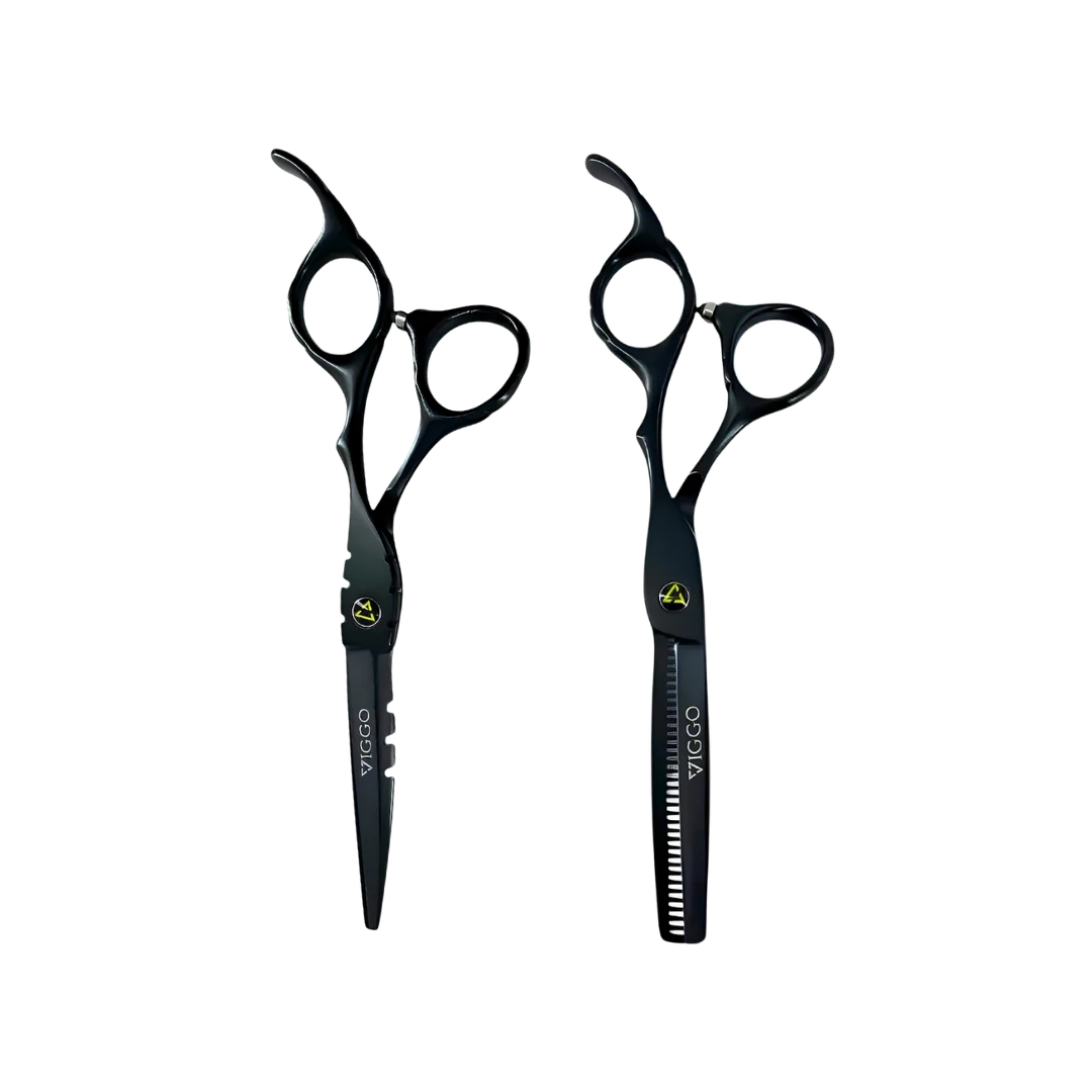 pack-tijera-viggo-v-102-55-black-extravagantebarber Pack Tijeras VIGGO V-102 Black 5,5" - Imagen 1