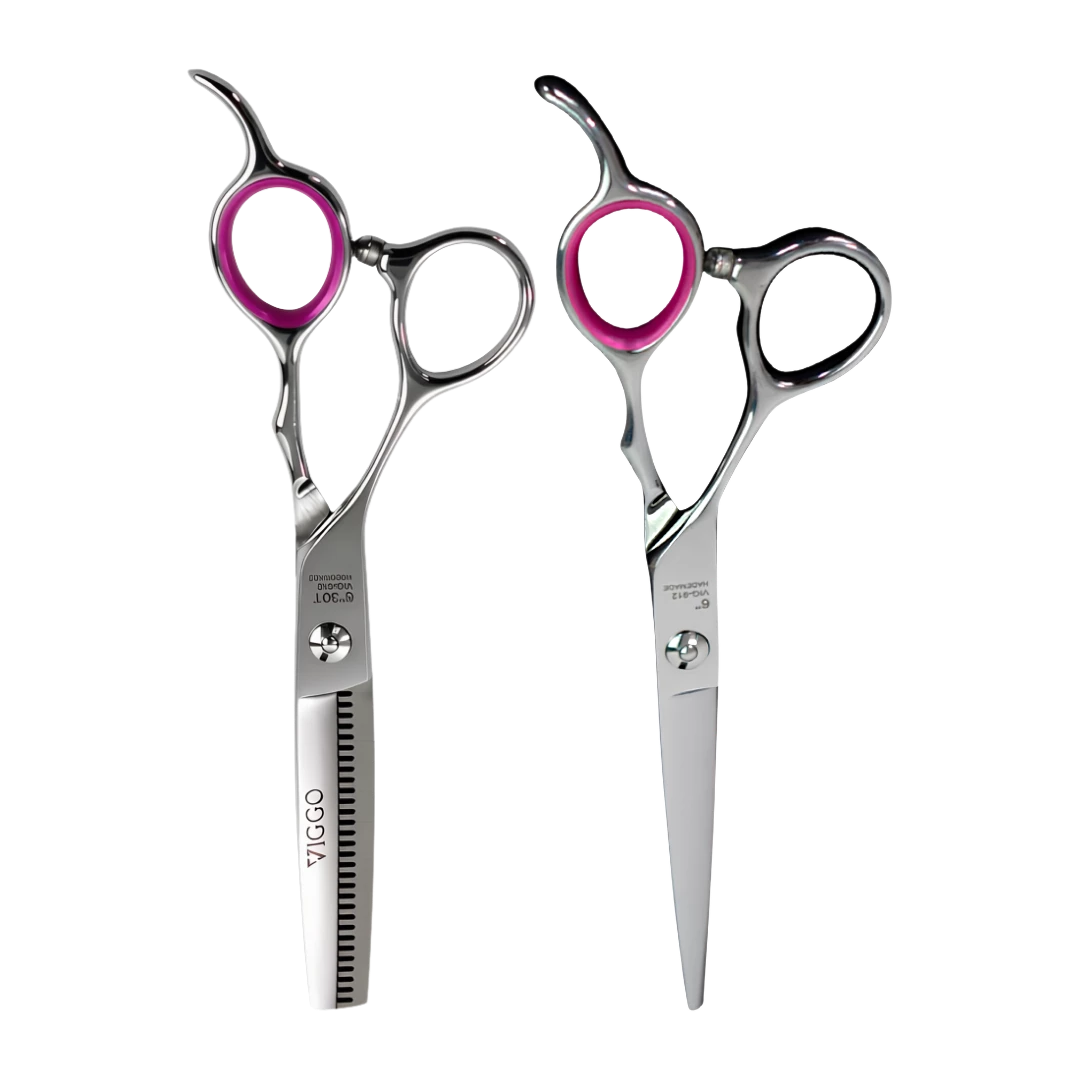 pack-tijeras-viggo-v-104-60-zurdo-extravagantebarber Pack Tijeras VIGGO V-104 Zurdo 6,0" - Imagen 1