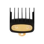 Peine Alzada Alternativo Negro - Dorado 1.5"