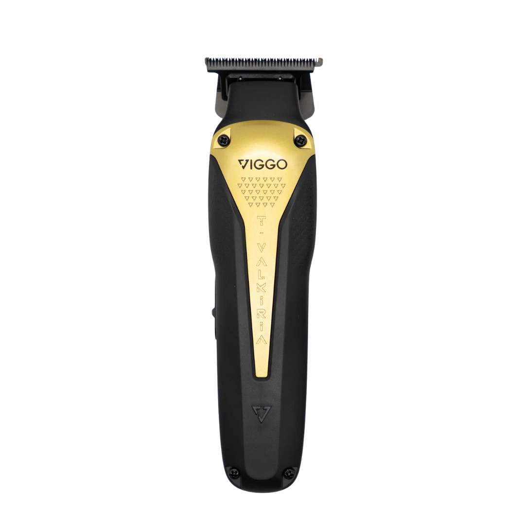 trimmer-viggo-valkiria-negra-dorada-extravagantebarber Trimmer VIGGO Valkiria Negra-Dorada - Imagen 1