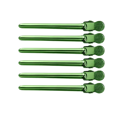 Tomadores / Pinzas Verde 12 uds.