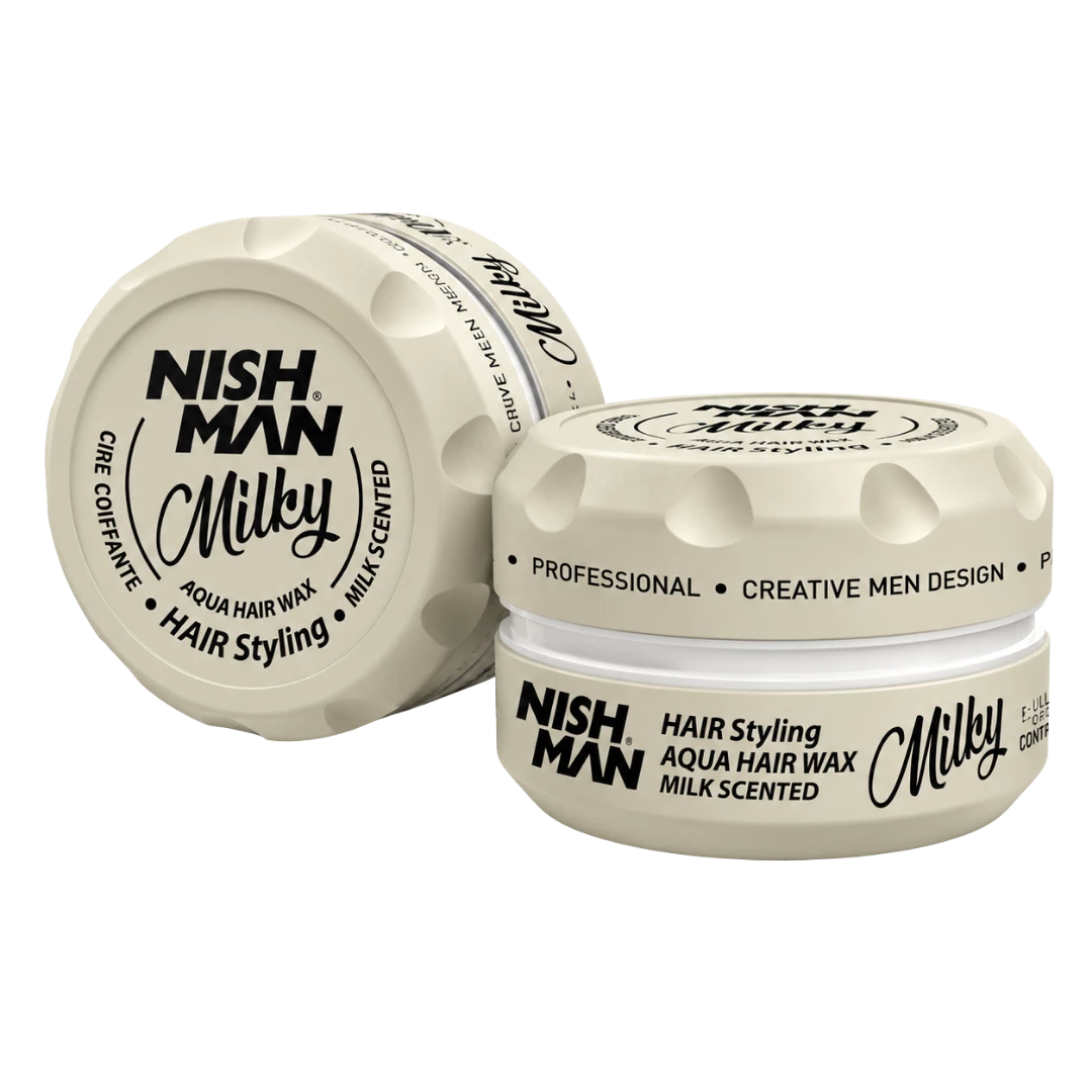 cera-nish-man-milky-150ml-extravagantebarber Cera NISH MAN Milky 150ml - Imagen 1