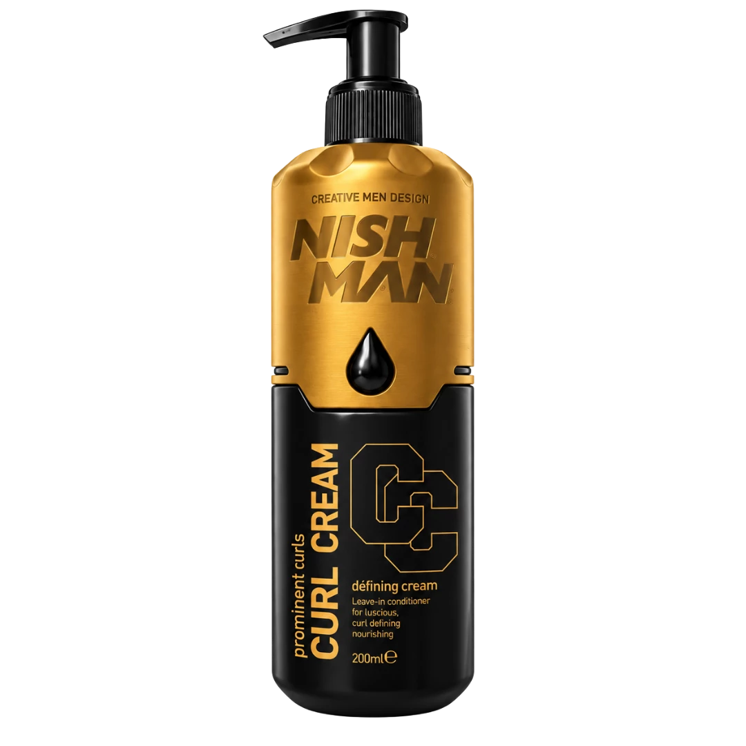 curl-cream-nish-man-200ml-extravagantebarber Curl Cream NISH MAN 200ml - Imagen 1