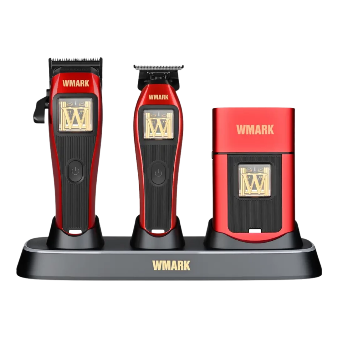 maleta-wmark-3-en-1-ng-x-1-clipper-trimmer-shaver-extravagantebarber Combo WMARK 3 en 1 NG-X1 - Clipper- Trimmer - Shaver - Imagen 1